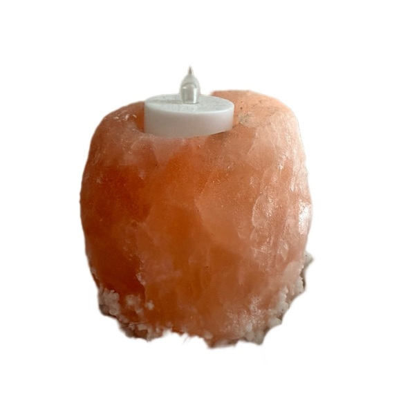 Himalayan Salt Candle Holder - Pink - Picture 1 of 1